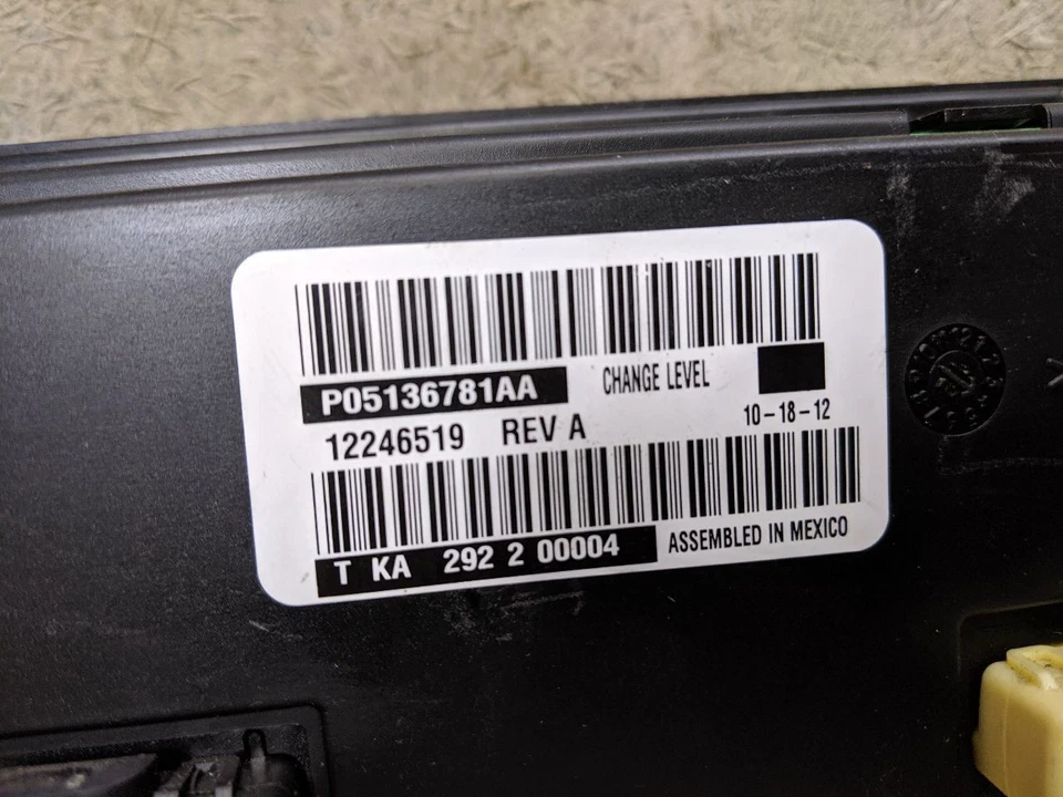 Climatizador automático de temperatura CA 3 zonas digital compatible con Dodge Caravan 05-07 f91 Foto 4 de 4