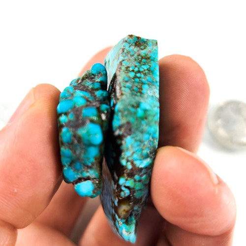 GS940 AAA-grade Red Spiderweb Kingman turquoise 55.5 grams; lapidary - Picture 11 of 16