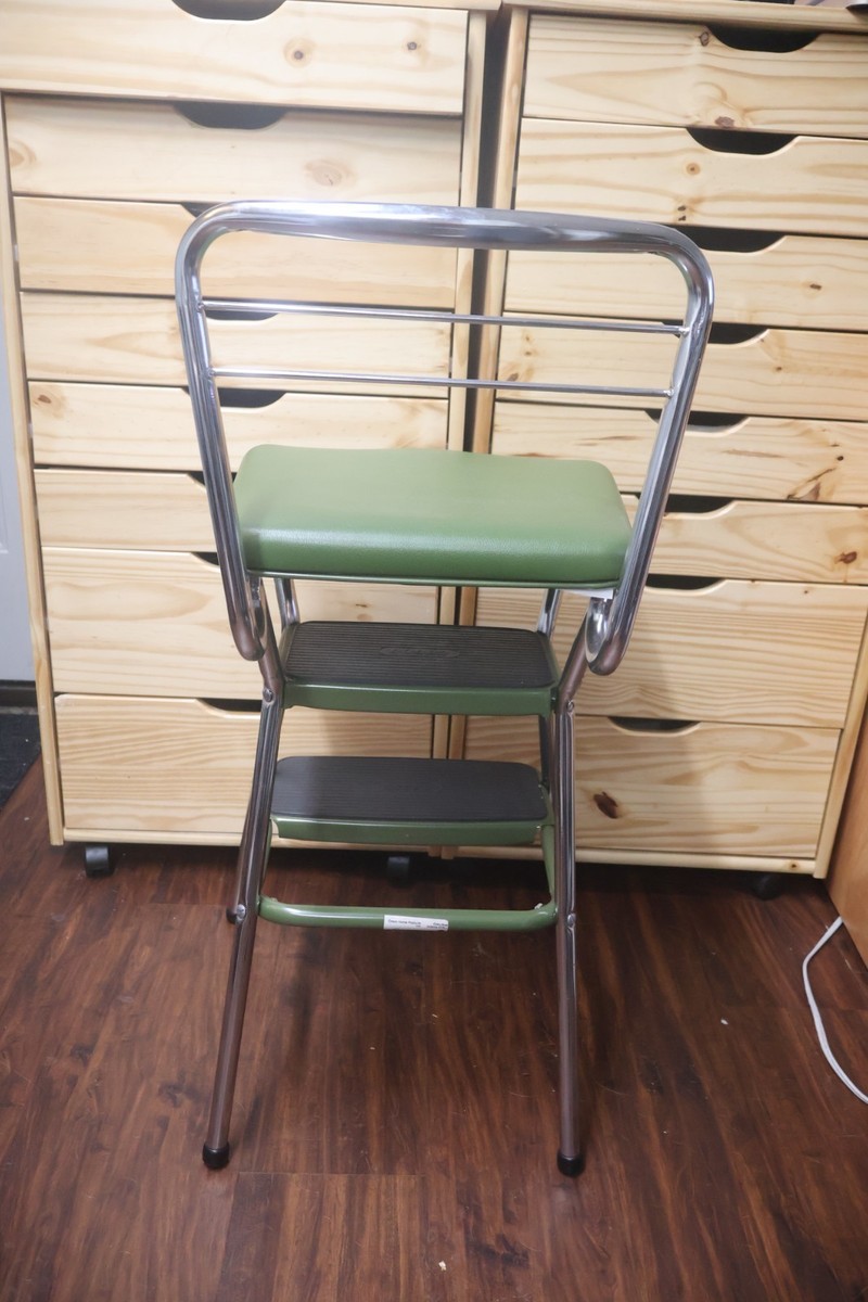 Rare New NOS Vintage Cosco Avocado Green Stylaire Chrome Flip Up