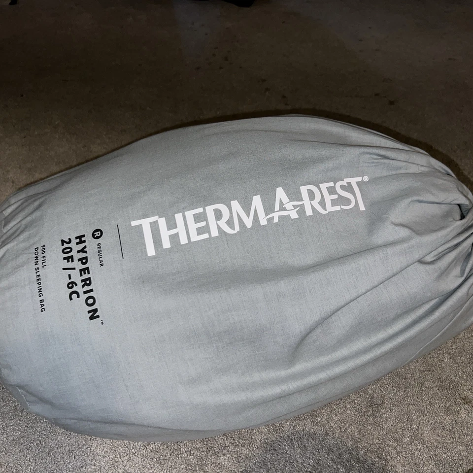 Saco de dormir Therm-a-rest Hyperion Down 20f/-6c azul nuevo caja abierta nunca usado #1 Foto 3 de 3