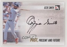 2013 ITG Past Present and Future Auto Ozzie Smith #PPF-OS1 Auto HOF 0t2