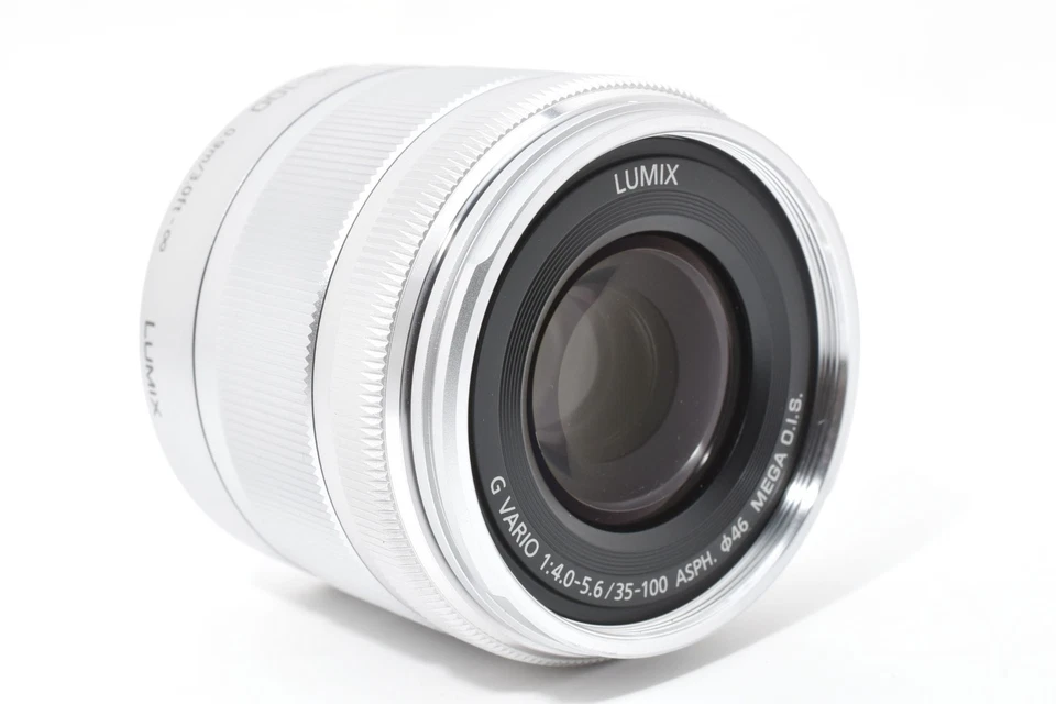 Panasonic Lumix G VARIO 35-100mm f/4.0-5.6 silver From Japan [Near Mint]2657176A - image 4 of 4