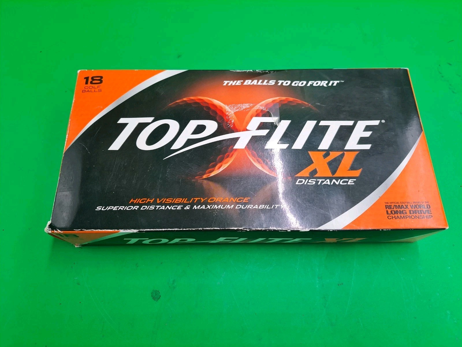 Balls 18 Pack - Hi Vis Orange Superior Distance