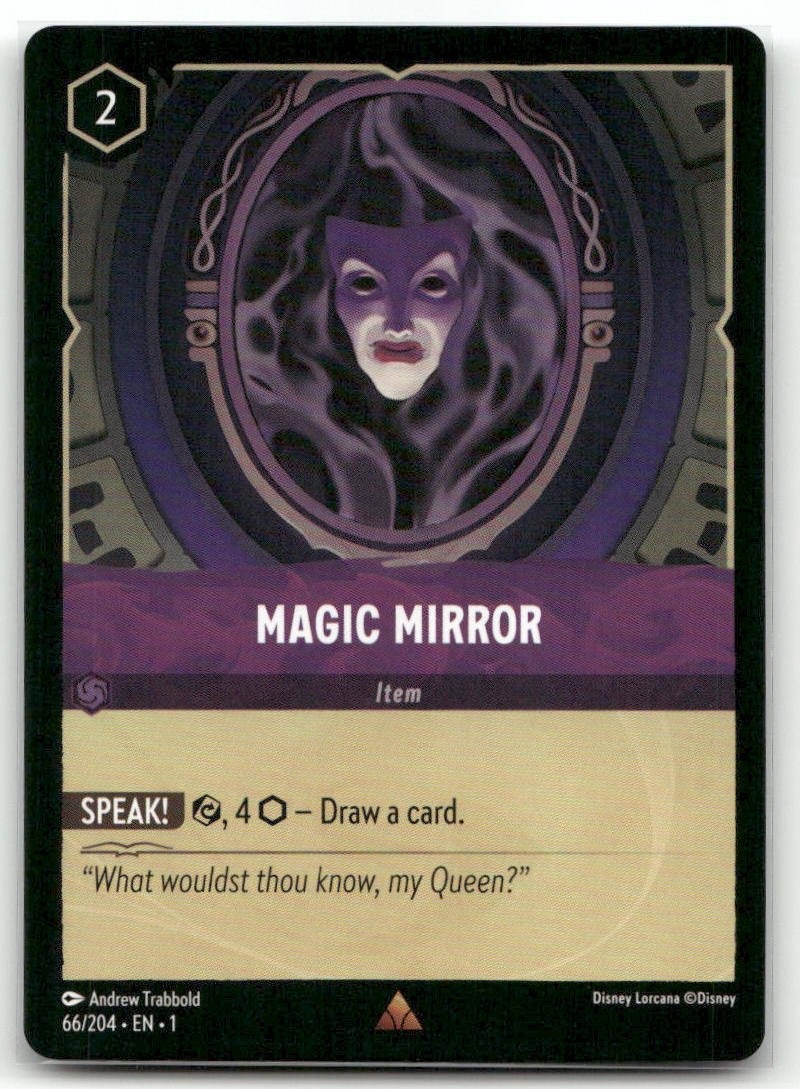 Magic Mirror 66/204 Rare The First Chapter Lorcana Disney TCG