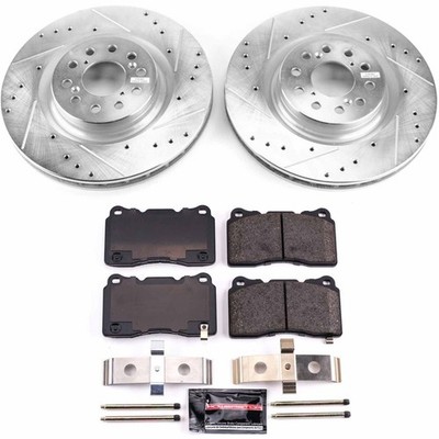 Power Stop K7869 Z23 Daily Driver Brake Pad and Z23 Evolution Brake Rotor Kit