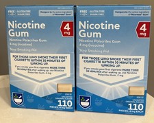 2 Lots Rite Aid Nicotine Gum 4 Mg Each Mint Flavor 200 Pieces Exp 11/2026 New