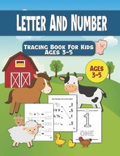 Letter And Number Tracing Book For Kids Ages 3-5: Number Tracing Book For Presch