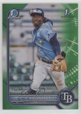 2022 Bowman Chrome Prospects Green Refractor 85/99 Alejandro Pie #BCP-99 13dz