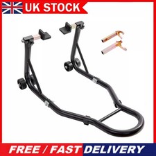 Motorcycle Extra Heavy Duty Rear Paddock Stand U-shape Footprint Paddock Stand