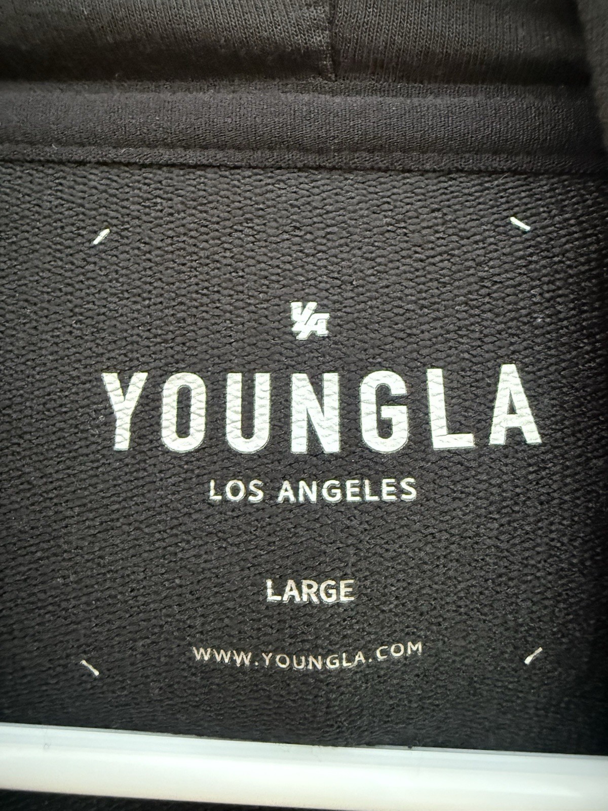 YoungLA Black Performance Full Zip Jacket Mens La… - image 5
