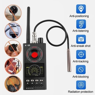 K68 Anti-Spy Scanner Detector GSM Audio RF Camera Bug Finder Signal Tracker NEW