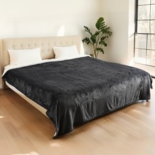 YUSTAL Electric Heated Blanket Full Size 72"x84" Full Size , 01-charcoal Gray