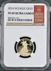 2016 W $10 AMERICAN GOLD EAGLE 1/4OZ NGC PF69 ULTRA CAMEO 🔥 🔥 🔥 🔥 🔥 🔥