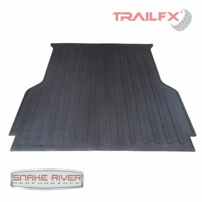 TrailFX Black Flush Rubber Bed Mat For 03-24 Dodge Ram 1500 2500 3500 600N