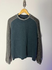 Kuhl Long Sleeve Knitted Sweater Men's M Green Comfortable Fleece