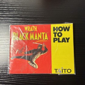 Wrath of the Black Manta NES CIB Complete w/ Box Manual Insert Nintendo Tested