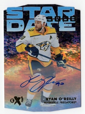 2023-24 EX-2000 E-X 2000 Star Date 3000 Speckle Autograph SD-21 Ryan O Reilly