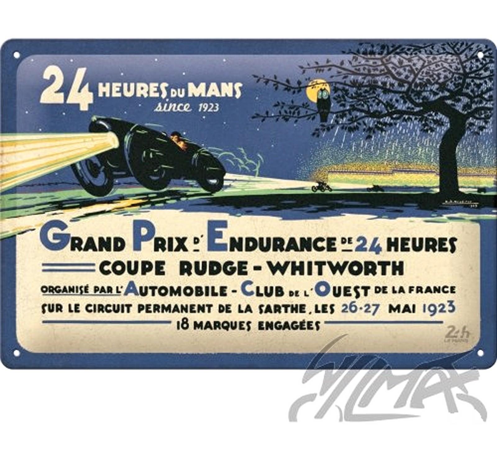 Plateau 24h Le Mans First 22396, l'objet de collection en verre noir