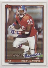 1991 Topps Michael Brooks #559 02fd