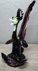 Murano Style Art Glass Mid-Century Cartoon Roadrunner Slag Purple White