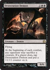 [1x] Desecration Demon - Foil - Near Mint, English - Return to Ravnica MTG Magic