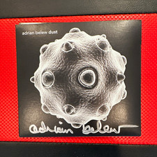 Adrian Belew Dust CD Album 2017 Signed Artwork Cardboard Sleeve Rock tested