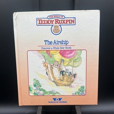Vintage Teddy Ruxpin Book The Airship by Worlds of Wonder 1985 BOOK ONLY