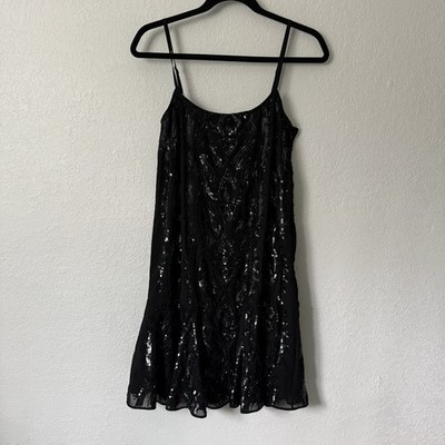 Needle & Thread Blank Beaded Mini Dress, Size 4