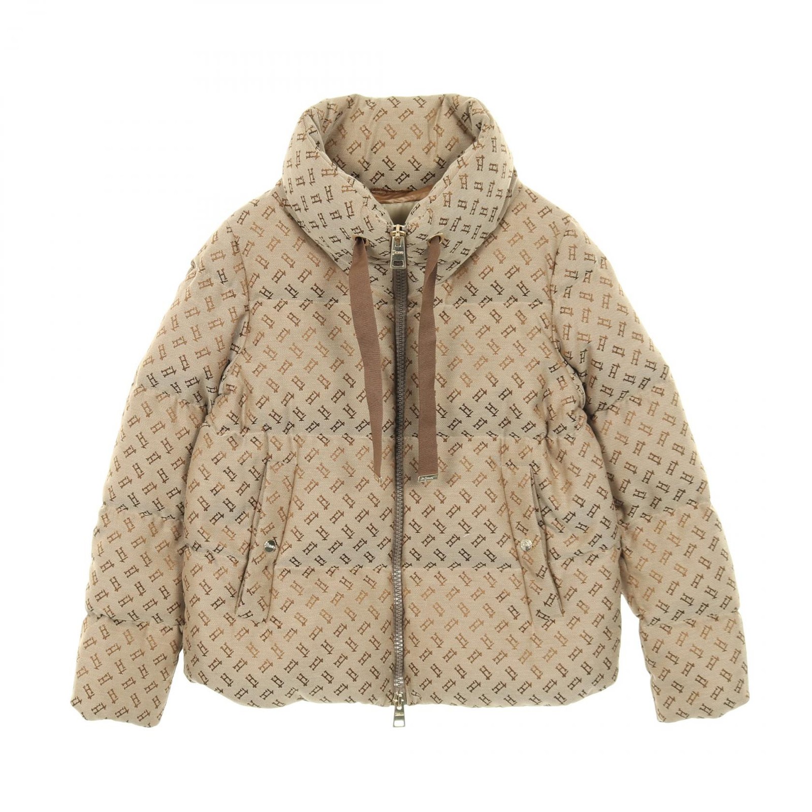 1 Herno Monogram Down Jacket Polyester/Cotton Lad… - image 1