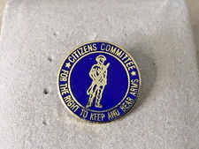 Citizens Committee For The Right To Keep And Bear Arms Lapel Hat Tie Pin