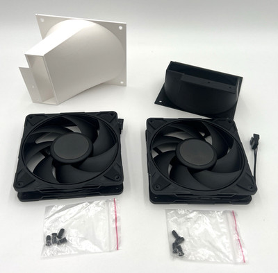 Nvidia GPU Blower Fan Shroud for A100/CMP 170HX for 120mm Fan Mining Rig Mod, AI