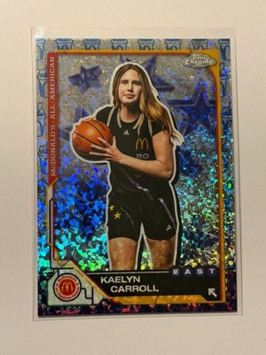 Kaelyn Carroll 2025 Topps Chrome McDonald's All American #22 McFlurry Refractor