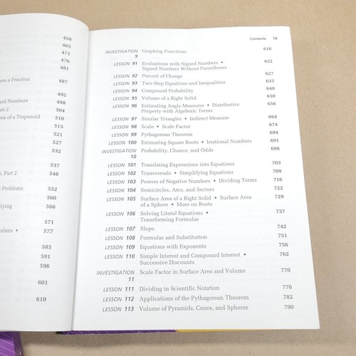 Saxon MATH 8/7 with PREALGEBRA Home Study Kit, 3 Book Set - Picture 12 of 20