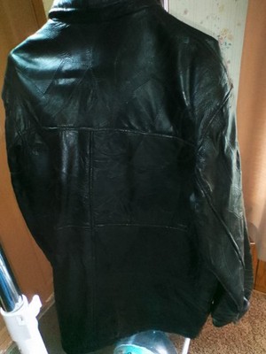 Maxam  Brand Italian Mosaic  Design Genuine Top Grain Lambskin Leather Jacket L