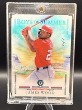 2025 Panini Boys Of Summer - James Wood #87 Platinum 1/1 (RC)