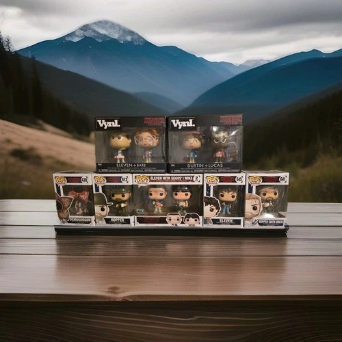 Funko Pop! Vinyl & Vynl Stranger Things Figures Demogorgon Hopper Eleven Mike