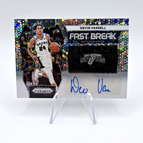 2023-24 Panini Prizm Devin Vassell Fast Break Autographs Auto FB-DVS Spurs