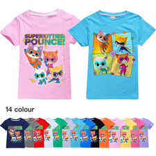 Kinder Jungen Mädchen Super-Kitties Sommer T...