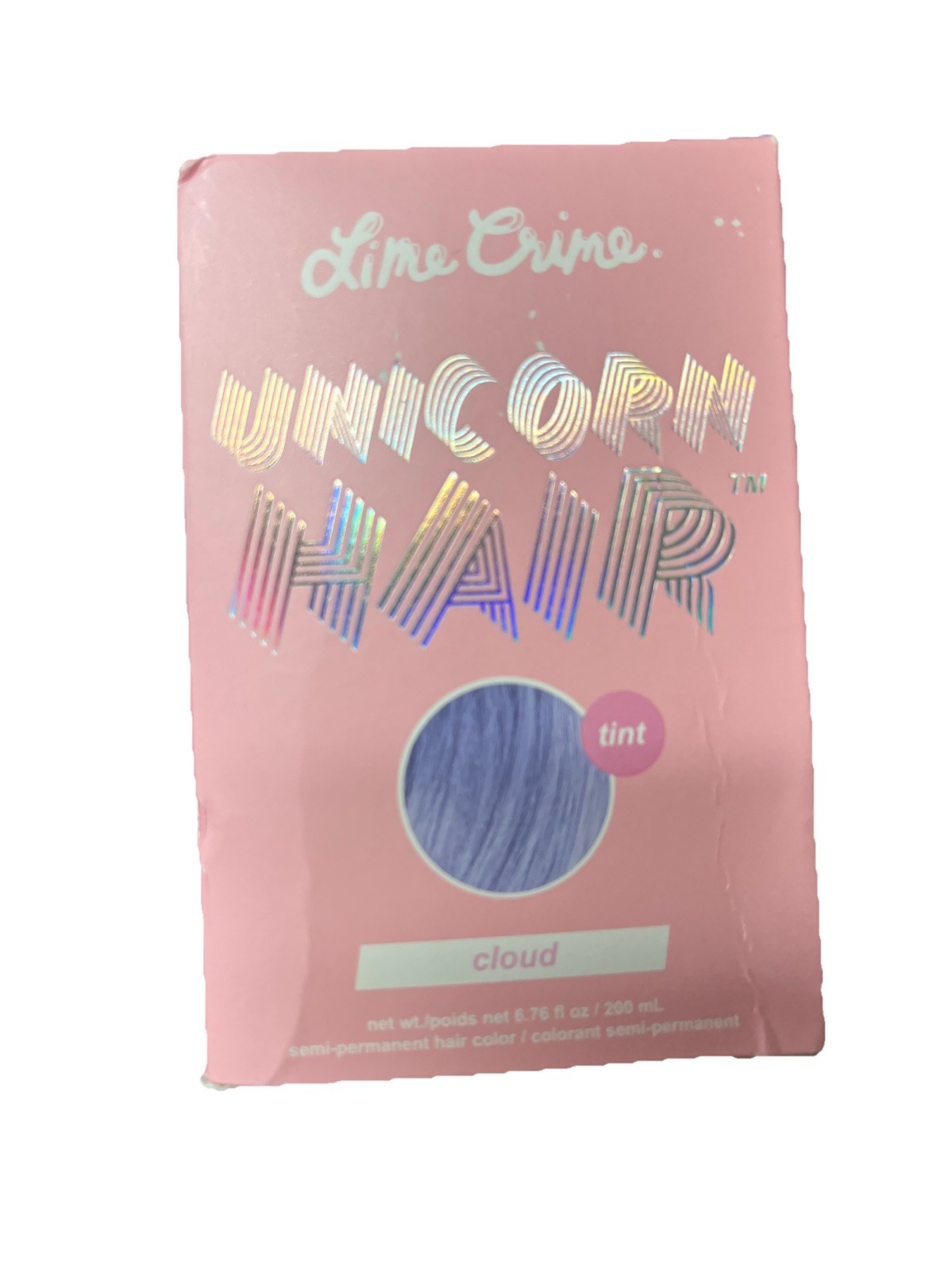 Lime Crime Unicorn Hair Dye Full Coverage Semi Permanent Clo