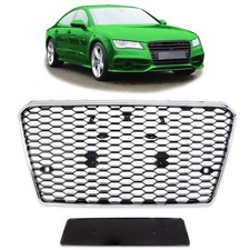 Wabengrill Frontgrill Chrom passend für Audi A7 4G Sportback 10-14