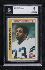 1978 Topps Tony Dorsett #315 BGS 5 HOF 0q3