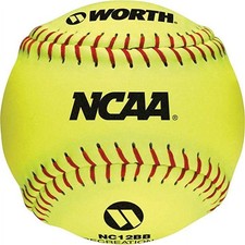 Slowpitch Softballs Practice Balls 12 Pack Ye...