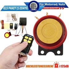 Neue 12V Motorrad Roller Sound und Licht Alarm Drahtlose Fernbedienung