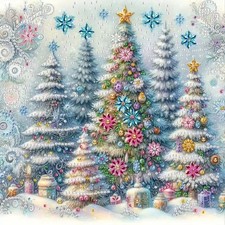 5D Diamond Art Kits for Adults,Diy Christmas Tree Special Shape Diamond Painting