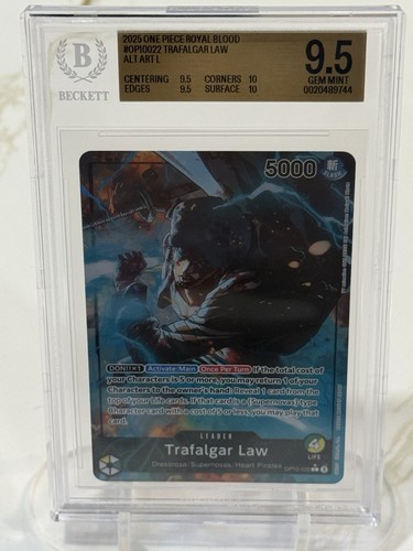 Trafalgar Law (Parallel) graded BGS 9.5 for sale on eBay