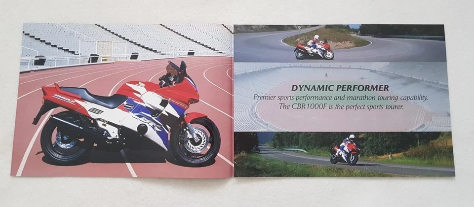 HONDA CBR1000F Motorcycle Sales Brochure OCT 1995 #6P-UK/D-10.95-E-CBR100F - Image 2 of 4