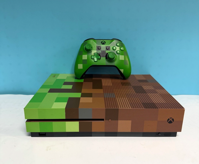 Microsoft Xbox One S Minecraft Limited Edition 1TB Console W