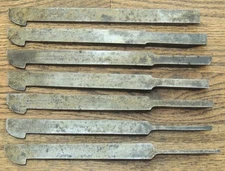 DWIGHTS FRENCH & Co. PLOW PLANE IRONS-CUTTERS-ANTIQUE HAND TOOL PARTS LOT