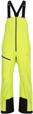Obermeyer Mens Spark Yellow Highlands Shell Ski Bib Pants Stretch Size M NWT