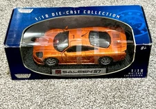 Motormax 1:18 Scale Diecast Saleen S7 Orange / Copper Colored